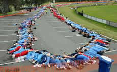 most people spooning simultaneously world record set by Australian medical students